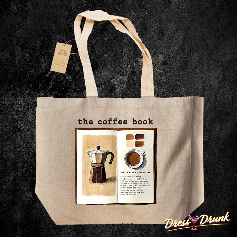 Tote Bag Coffee Book Tote Bag Coffee Book
